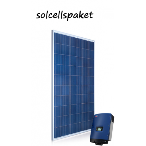 Solcellpaket  20.000 W   (20,5 kw)  Trefas